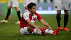 Ruslan Mingazov po odpískané penaltě v derby proti Spartě.
