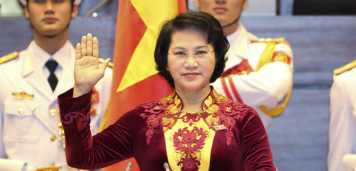 ředsedkyně vietnamského parlamentu Nguyen Thi Kim Ngan.