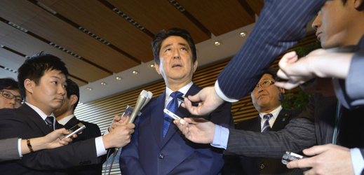 Japonský premiér Šinzó Abe.