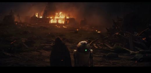 Záběr z traileru k novému dílu Star Wars.