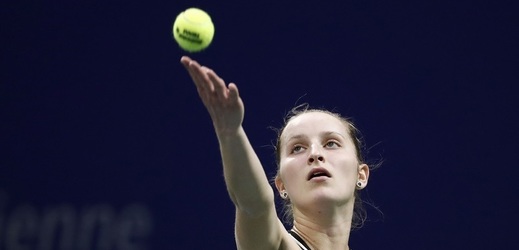 Sedmnáctiletá tenistka Markéta Vondroušová při turnaji v Bielu