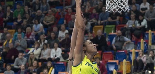 Basketbalová hráčka ZVVZ USK Praha Candice Dupreeová