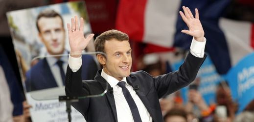 Francouzský prezidentský kandidát Emmanuel Macron.