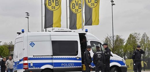 Německá policie v Dortmundu.