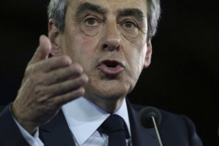 Kandidát pravicových konzervativců François Fillon.
