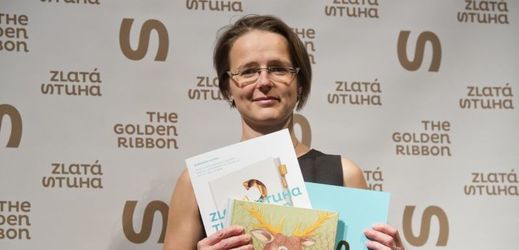 Autorka Hana Zobačová, jedna z oceněných.