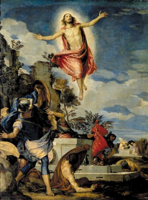 Obraz zmrtvýchvstalého Krista renesančního malíře Michelangela Buonarrotiho.