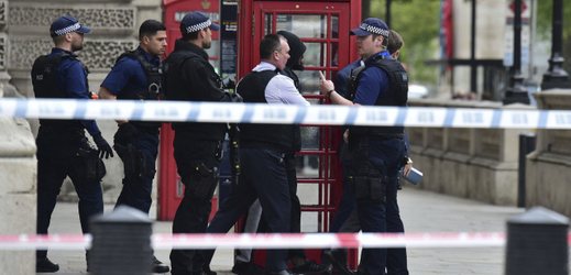 Londýnská policie zatkla u britského parlamentu muže za držení zbraní.