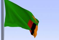 Vlajka Zambie. 