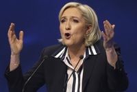 Kandidátka Marine Le Penová.