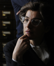 Ayelet Zurerová při natáčení filmu Milada.