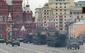 Ruské balistické střely Topol M na vojenské přehlídce v Moskvě.