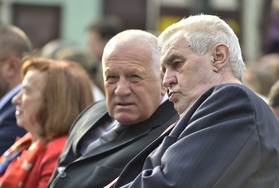 Václav Klaus a Miloš Zeman.