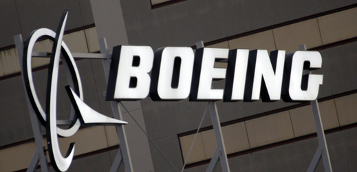 Logo společnosti Boeing.