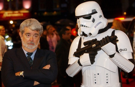 Režisér, scenárista a producent Hvězdných válek George Lucas.