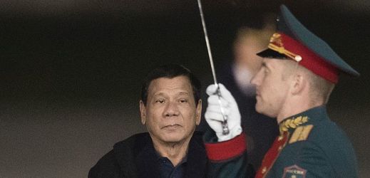Filipínský prezident Rodrigo Duterte během návštěvy Ruska.