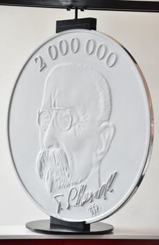 Na obří minci bude vyobrazen prezident Tomáš Garrigue Masaryk.