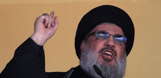 Vůdce libanonského šíitského hnutí Hizballáh Hasan Nasralláh.