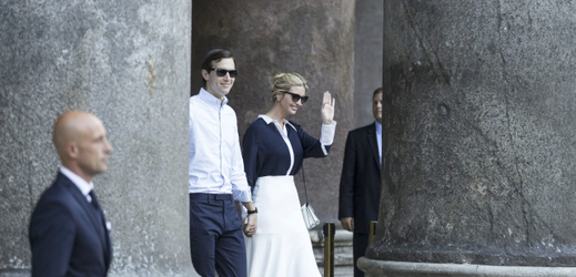 Poradce amerického prezidenta Jared Kushner s manželkou.