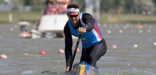 Martin Fuksa bojuje na kanoi na Světovém poháru v Szegedu