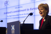 Skotská premiérka Nicole Sturgeonová.