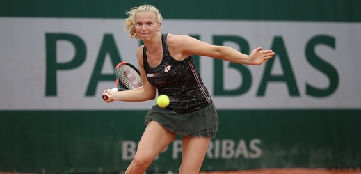 Kateřina Siniaková v prvním kole French Open.