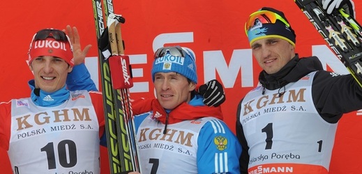 Trojice ruských běžců, kteří mají zákaz činnosti kvůli dopingu.