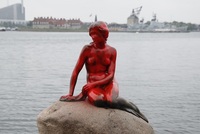 Socha Malé mořské víly v Kodani je významnou kulturní památkou.