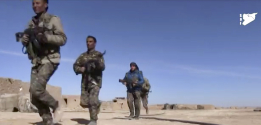 Arabsko-kurdské povstalecké jednotky.