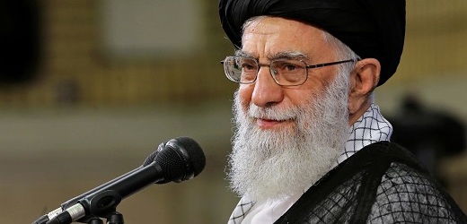 Íránský duchovní vůdce Alí Chameneí.