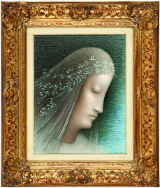 Obraz Ověnčená hlava (Panna Maria).