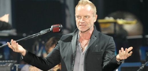 Britský hudebník Sting.