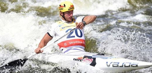 Český reprezentant ve vodním slalomu Michal Jáně.