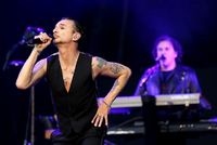 Depeche Mode při květnovém koncertu v Praze.