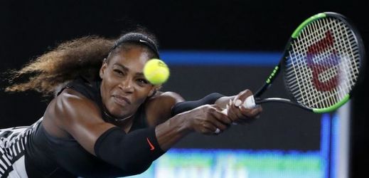 Serena Williamsová na svém posledním turnaji v australském Melbourne.