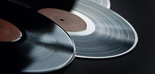 Vinylové gramofonové desky.