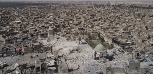 Pohled na irácký Mosul.