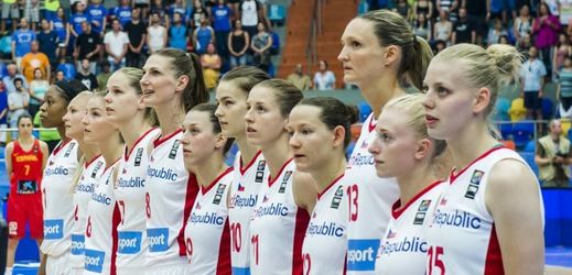 české basketbalistky na domácím mistrovství Evropy.