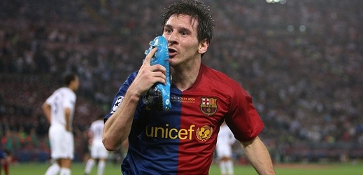 Fotbalista Lionel Messi. 