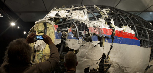 Trosky letadla letu MH17.