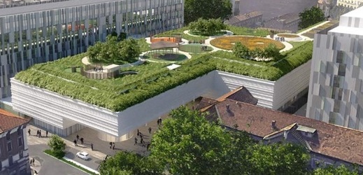 Jeden z návrhů "lesního města", které má do 3 let vyrůst v Číně.
