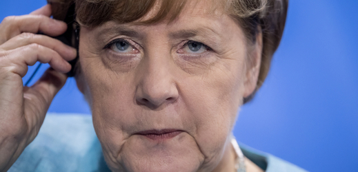 Německá kancléřka Angela Merkelová na tiskové konferenci před summitem.