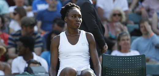 Americká tenistka Venus Williamsová na letošním Wimbledonu.