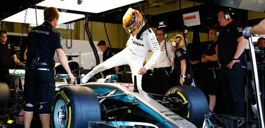 Lewis Hamilton ve víkendovém klání v Rakousku.