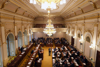 Snímek ze zasedání sněmovny v Praze (ilustrační foto).