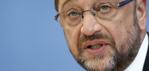Kandidát na německého kancléře Martin Schulz. 