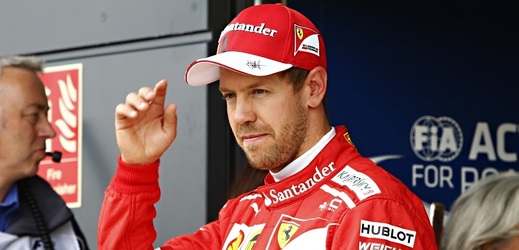 Německý pilot formule 1 Sebastian Vettel.
