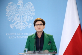 Premiérka Beata Szydlová.