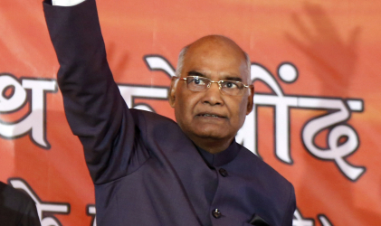 Novým indickým prezidentem byl zvolen favorit Rám Náth Kóvind.