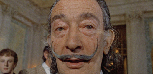 Malíř Salvador Dalí.
